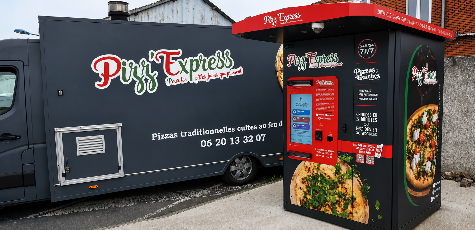 Distributeur de pizzas